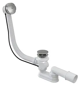 Слив-перелив для ванны AlcaPlast хром A55KM Слив-перелив для ванны AlcaPlast хром A55KM, 1