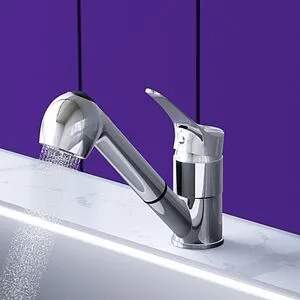 Смеситель для кухни с выдвижным изливом Dorff Ultra хром D5000000, 3