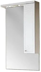 Шкаф-зеркало Aquaton Домус 95 R белый 1A001002DO01R, 1