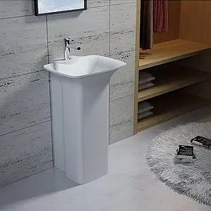 Раковина Aquanet Curve V30 52 белый матовый 00198920, 3