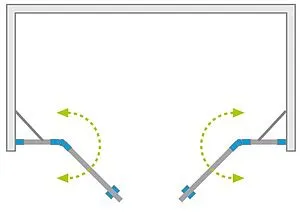 Дверь в нишу 1900мм прозрачное стекло Radaway EOS II DWD 190 3799930-01-01+3799970-01-01 Дверь в нишу 1900мм прозрачное стекло Radaway EOS II DWD 190 3799930-01-01+3799970-01-01, 3