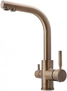 Смеситель для кухни с подключением к фильтру Swedbe Selene Plus бронза 8147, 1