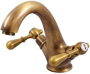 Смеситель для раковины Rav Slezak Morava retro бронза MK428.5SM, 3