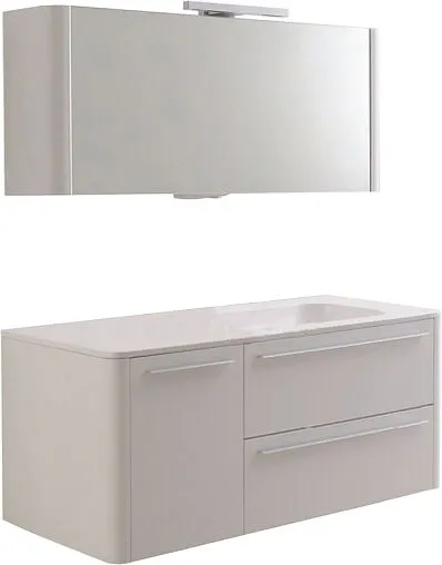 Шкаф-зеркало Am.Pm Awe 125 белый фактурный M15MCX1251WF