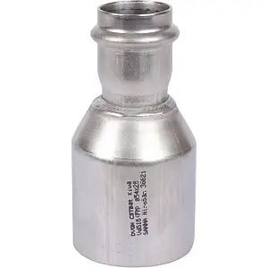 Муфта пресс редукционная однораструбная 54мм x 28мм Sanha NiroSan 9243 692435428, 4