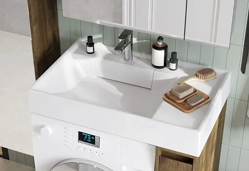 Тумба под умывальник напольная без фасада Aquaton Лондри 20 дуб рустикальный 1A267101LHDR0