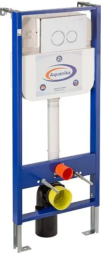 Инсталляция для подвесного унитаза Set 4 в 1 Aquanika Basic 10.702.450.02.19 с кнопкой хром глянцевый Инсталляция для подвесного унитаза Set 4 в 1 Aquanika Basic 10.702.450.02.19 с кнопкой хром глянцевый