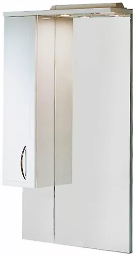 Шкаф-зеркало Aquaton Марсия 67 L белый 1A007502MS01L