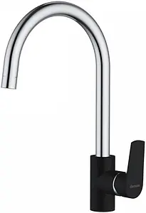 Смеситель для кухни Damixa Origin Balance чёрный/хром 790720000 Смеситель для кухни Damixa Origin Balance чёрный/хром 790720000, 3