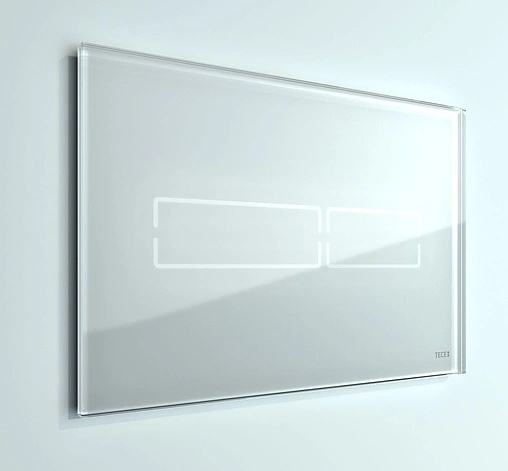 Клавиша смыва для унитаза сенсорная TECElux Mini 9240960 стекло/белый