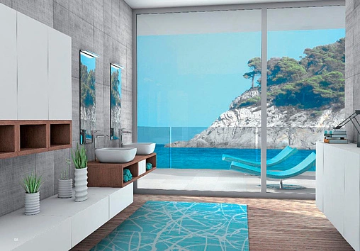 Зеркало с подсветкой Aquaton Интегро с подогревом 1A139802IN010