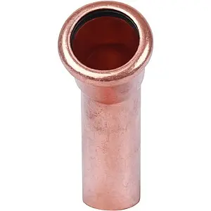 Отвод пресс однораструбный 22мм угол 45° Sanha 6040 1604022, 3