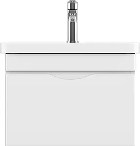 Тумба-умывальник подвесная ISVEA Neo 60 белый 21NGS301060E Тумба-умывальник подвесная ISVEA Neo 60 белый 21NGS301060E, 3