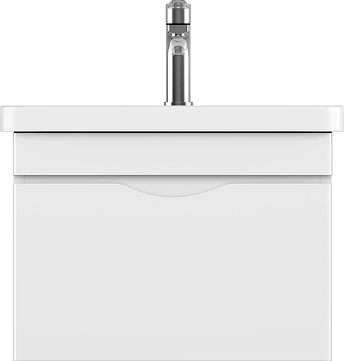Тумба-умывальник подвесная ISVEA Neo 60 белый 21NGS301060E Тумба-умывальник подвесная ISVEA Neo 60 белый 21NGS301060E