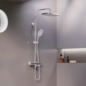 Душевая система с термостатом для ванны Damixa Gala хром 953810000 Душевая система с термостатом для ванны Damixa Gala хром 953810000, 3