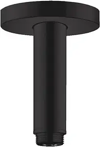 Держатель верхнего душа на потолок Hansgrohe S 100 чёрный матовый 27393670, 1