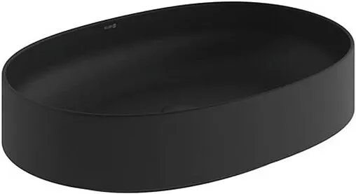 Раковина Kludi Resa O 60x40 черный матовый 58CW2039