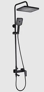 Душевая система со смесителем для ванны Osgard Fendi Black чёрный матовый 68050 Душевая система со смесителем для ванны Osgard Fendi Black чёрный матовый 68050, 5