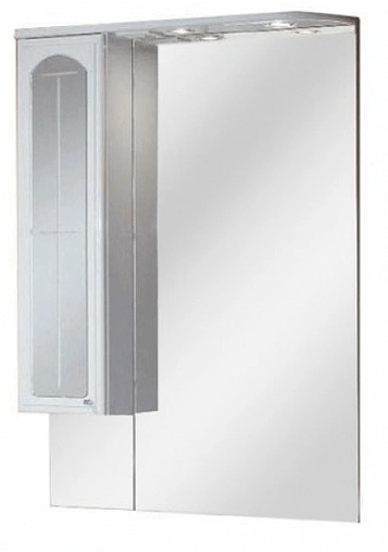 Шкаф-зеркало Aquaton Эмилья 75 L белый 1A011202EJ01L