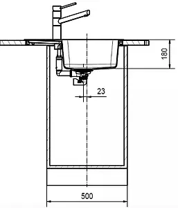 Мойка кухонная Franke Orion OID 611-62 серый 114.0571.486 Мойка кухонная Franke Orion OID 611-62 серый 114.0571.486, 4