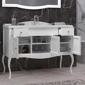 Тумба под умывальник напольная Opadiris Лаура 120 белый Z0000012472, 4