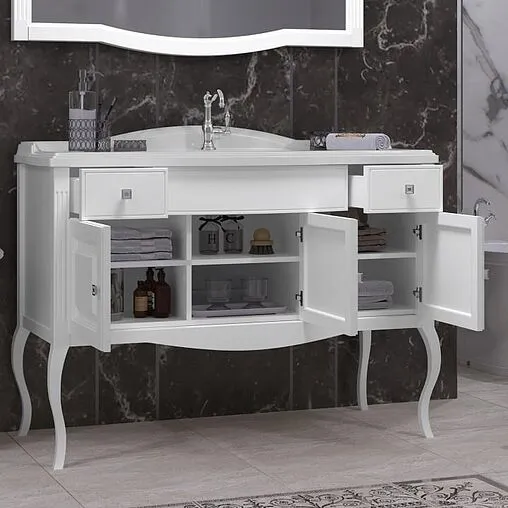 Тумба под умывальник напольный Opadiris Лаура 120 белый Z0000012472