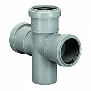 Крестовина одноплоскостная внутренняя D=50x50x50мм Угол 87° Политэк 135590, 3