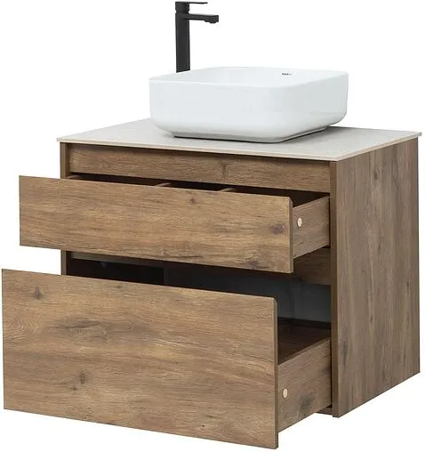 Тумба под умывальник подвесная Aquanet Nova Lite 75 дуб рустикальный 00249515