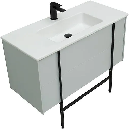 Тумба под умывальник подвесная Allen Brau Reality 100 папирус 1.32007.PWM