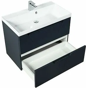 Тумба-умывальник подвесная BelBagno VITTORIA 80 Grigio Opaco VITTORIA-800-2C-SO-GO-P+ Тумба-умывальник подвесная BelBagno VITTORIA 80 Grigio Opaco VITTORIA-800-2C-SO-GO-P+, 4