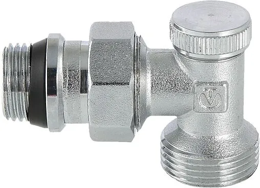 Вентиль запорный угловой ¾"ек x ½"н Valtec VT.019.NER.04