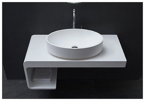 Консоль под умывальник Aquanet Corner K7L 100 белый глянцевый K7L