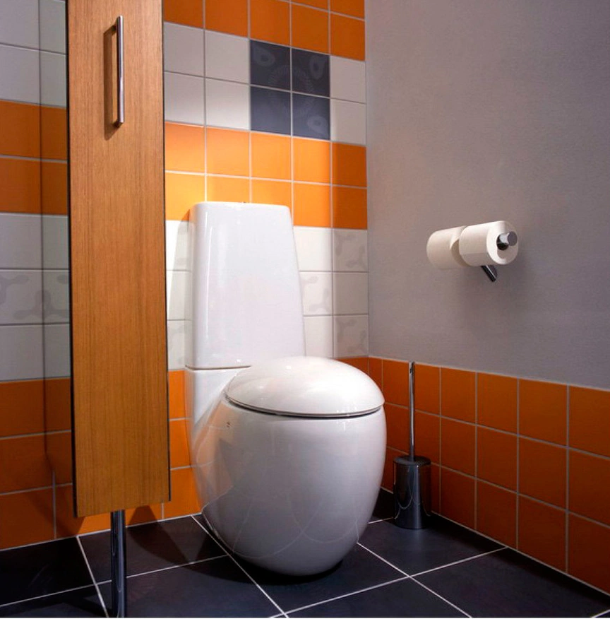 Унитаз-компакт Laufen Alessi One c покрытием LCC белый 8.2297.6.400.000.1+8.2697.1.400.880.1