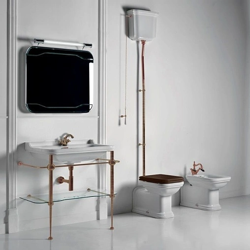 Раковина Kerasan Waldorf 100 белый 4142K1bi/cr*3