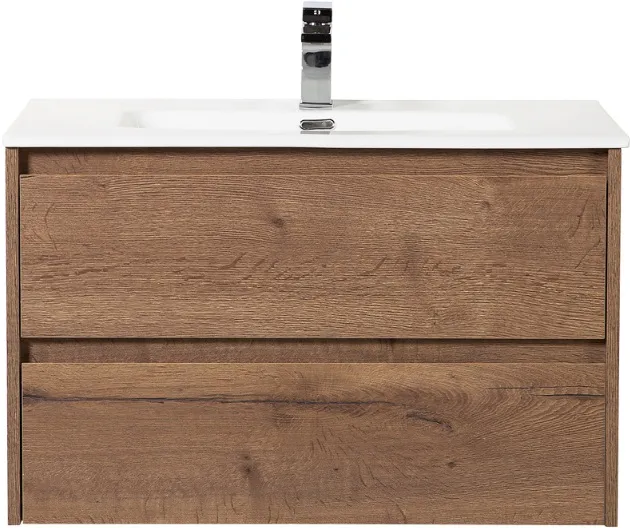 Тумба-умывальник подвесная BelBagno KRAFT 80 Rovere Tabacco KRAFT-800-2C-SO-RT+ Тумба-умывальник подвесная BelBagno KRAFT 80 Rovere Tabacco KRAFT-800-2C-SO-RT+, 1