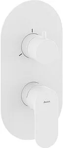 Смеситель для душа скрытого монтажа Ravak Eleganta белый матовый X070260, 1