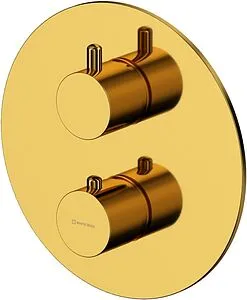 Термостат для 2 потребителей WHITECROSS Y gold золото Y1236GL, 1