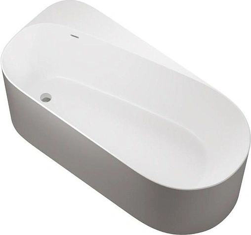 Ванна акриловая отдельностоящая Allen Brau Priority 1 170x80 белый матовый/панель платина 2.31001.21/PGM