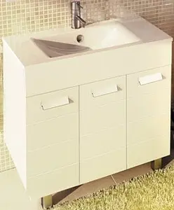 Тумба-умывальник напольная Comforty Модена 90 белый Тумба-умывальник напольная Comforty Модена 90 белый, 1