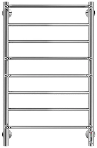 Полотенцесушитель электрический лесенка Royal Thermo Микс П8 500х850 электро (встроен. диммер) полированная сталь RTM8.500.850.E