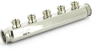 Коллектор распределительный проходной 5 отводов 1&quot;в/в x ¾&quot;ек Uni-fitt 430I4305, 4