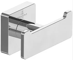 Крючок двойной Villeroy&Boch Elements-Striking хром TVA15201200061 Крючок двойной Villeroy&Boch Elements-Striking хром TVA15201200061, 1