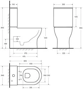 Чаша унитаза BelBagno Sfera-R белый BB2141CP-TOR Чаша унитаза BelBagno Sfera-R белый BB2141CP-TOR, 2