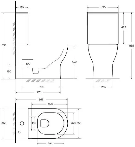 Чаша унитаза BelBagno Sfera-R белый BB2141CP-TOR Чаша унитаза BelBagno Sfera-R белый BB2141CP-TOR