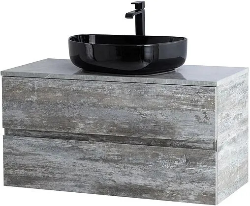 Тумба-умывальник подвесная Cezares Molveno 46 100 Legno Grigio MOLVENO 46-100-2C-SO-LG+