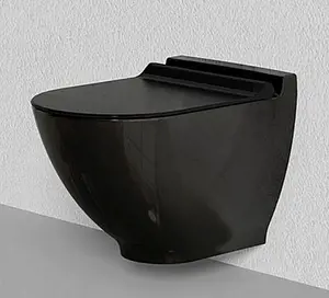 Унитаз подвесной безободковый Bien Harmony черный матовый HRKA052N1VP0B7000 Унитаз подвесной безободковый Bien Harmony черный матовый HRKA052N1VP0B7000, 3