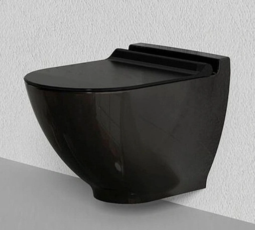 Унитаз подвесной безободковый Bien Harmony черный матовый HRKA052N1VP0B7000