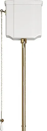 Механизм смыва для высокого бачка Kerasan New Catis белый 754591