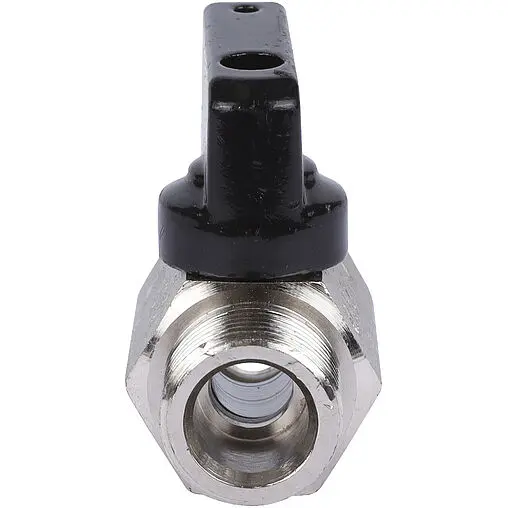 Кран шаровый мини ⅜&quot;в x ⅜&quot;н Bugatti Kansas 08050011