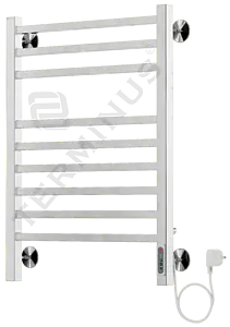 Полотенцесушитель электрический лесенка Terminus Ватикан П9 713х530 полированная сталь 4660059580258 Полотенцесушитель электрический лесенка Terminus Ватикан П9 713х530 полированная сталь 4660059580258, 2